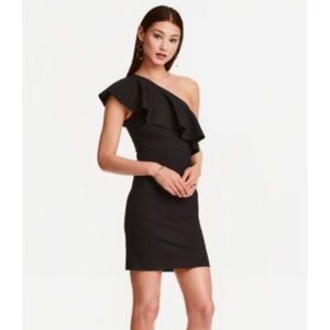 NWT H&M One shoulder  Cocktail Mini 10